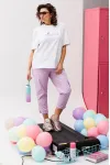 Костюм Michel Chic 1414 белый лаванда