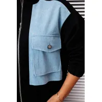 Костюм INVITE 6109 черный с голубым