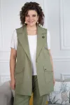 Костюм Alani 2096 хаки+белый Костюм Alani 2096 хаки+белый