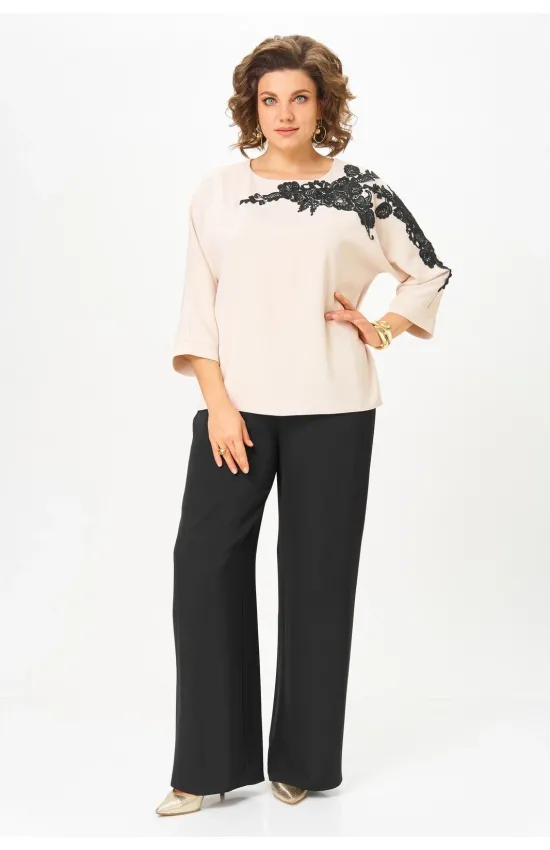 Костюм Rumoda 2278 бежевый-черный