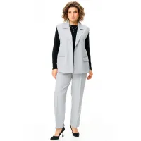 Костюм Карина Делюкс М-1364 черно-бежевый