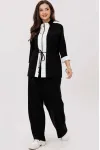Костюм MisLana 1251 черный/белый