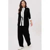 Костюм MisLana 1251 черный/белый
