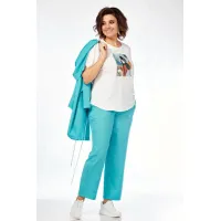 Костюм VI ORO 11284 бирюза Костюм VI ORO 11284 бирюза