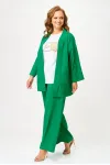 Костюм Anastasia MAK 1290 зелёный+молочный