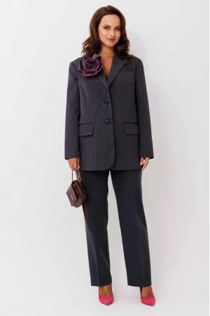 Костюм MisLana 1249 полоска розовая