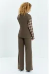 Костюм Euromoda 635 хаки+клетка Костюм Euromoda 635 хаки+клетка