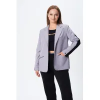 Костюм Vilena fashion 1090 серый-черный