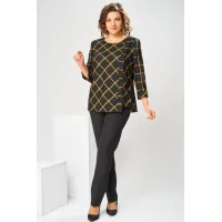 Костюм Romanovich 2-1269 горчица/чёрный