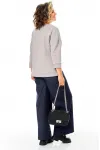 Костюм Michel Chic 1464 оловянный+джинс Костюм Michel Chic 1464 оловянный+джинс