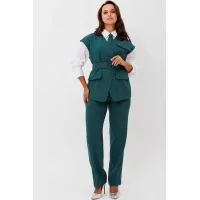 Костюм MisLana 12522 морская волна с белым