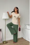 Костюм DilanaVIP 2139/3 беж+зеленый Костюм DilanaVIP 2139/3 беж+зеленый