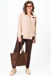 Костюм Vilena fashion 1144 беж+шоколад