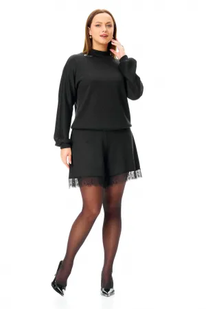 Костюм T&N 7717 черный с блеском.