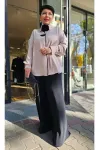 Костюм VITTORIA QUEEN 27043 пудра, черный