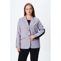 Костюм Vilena fashion 1090 серый-черный