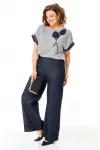 Костюм Michel Chic 1462 синий, полоска Костюм Michel Chic 1462 синий, полоска