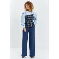 Костюм Euromoda 627-1 голубой + синий Костюм Euromoda 627-1 голубой + синий