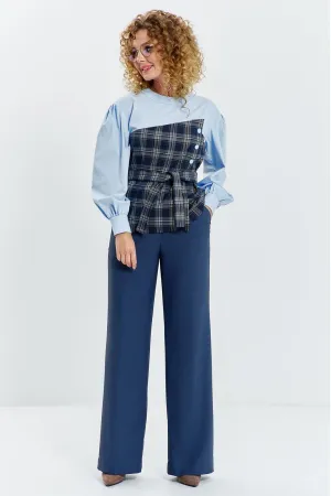 Костюм Euromoda 627-1 голубой + синий