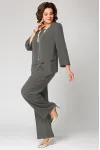 Костюм Мишель стиль 1342 оливково-серый