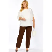 Костюм Элль-стиль 2423 молоко, корица