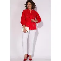 Костюм INPOINT. 152БрПн алый Костюм INPOINT. 152БрПн алый