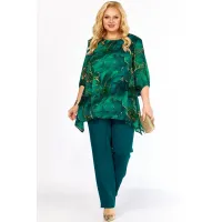 Костюм Элль-стиль 2263-14 изумруд