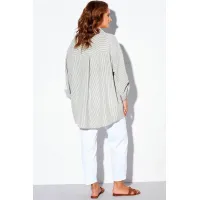 Костюм Лиона-Стиль 898 оливковая полоска