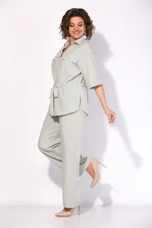 Костюм Лилиана 1518 серо-мятный