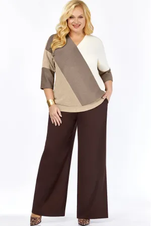 Костюм BAGIRA 1079 Шоколад+беж+кофе+молоко