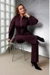Костюм INVITE 6108 бордовый Костюм INVITE 6108 бордовый