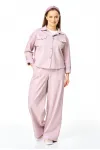 Костюм T&N 7738 пыльная роза и белый