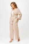 Костюм Anastasia MAK 1291-1 бежевый+молочный