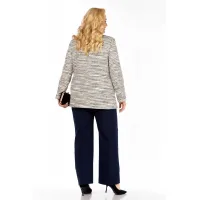 Костюм Асолия 1506-1 молочно-синий