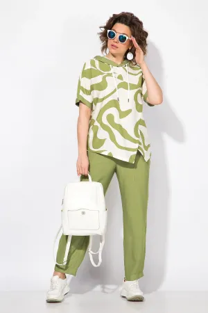 Костюм Лилиана 1438л олива