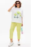 Костюм Michel Chic 1414 белый лимон