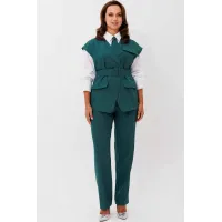 Костюм MisLana 12522 морская волна с белым