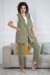 Костюм Alani 2096 хаки+белый Костюм Alani 2096 хаки+белый