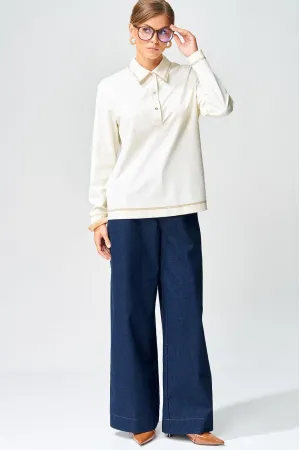 Костюм GIZART 5415 молочный,синий