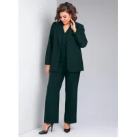 Костюм Vilena fashion 947 бутылочный