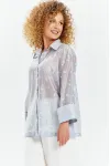 Костюм Euromoda 771 молочный+дымчато-голубой Костюм Euromoda 771 молочный+дымчато-голубой
