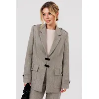 Костюм Faufilure C1576 Серо-бежевый