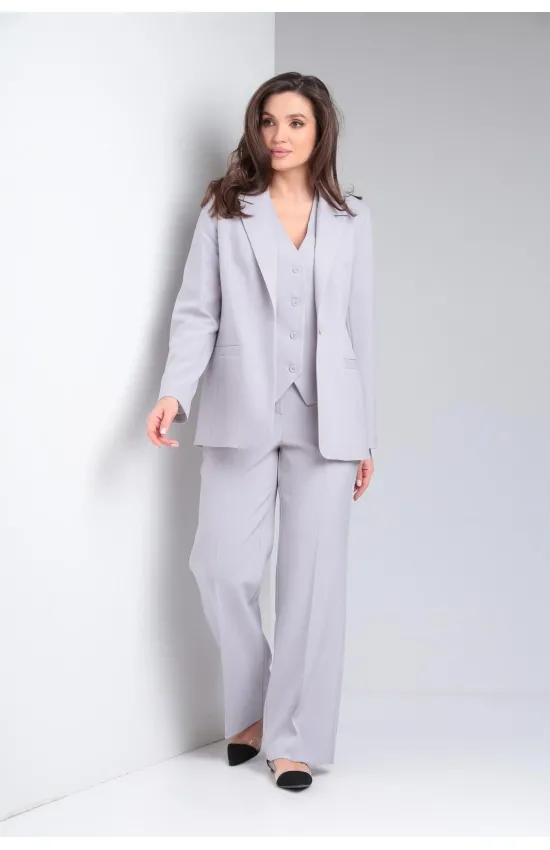 Костюм Vilena fashion 1120 серый