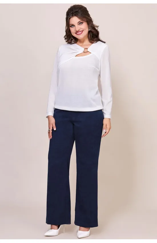 Костюм Mira Fashion 5586 белый+черный