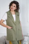 Костюм Alani 2096 хаки+белый Костюм Alani 2096 хаки+белый