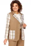 Костюм BAGIRA 1045 бежевая клетка