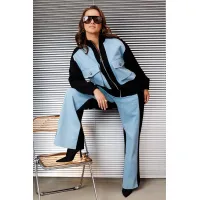 Костюм INVITE 6109 черный с голубым