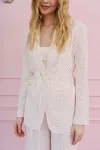 Костюм Lokka 1632 белый/красный горох