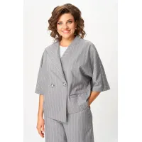 Костюм Кокетка и К 1300 серый
