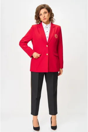 Костюм ANDINA CITY 9087 красный, чёрный